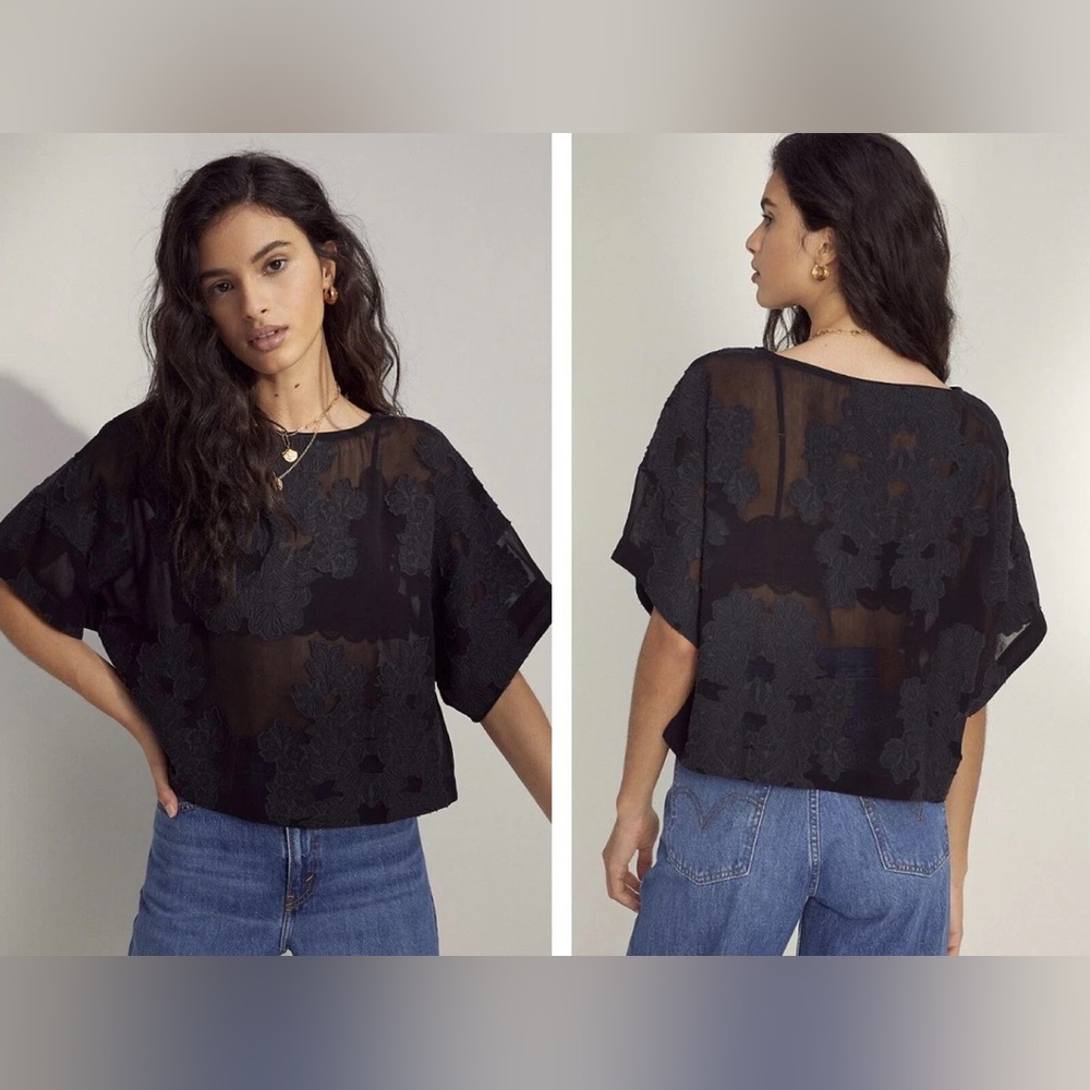 ARITZIA | Wilfred blayze black blouse size small